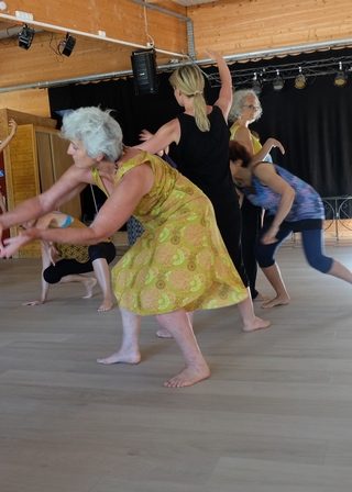 Cours de danse libre, Vacances en famille, Danse collective en ligne